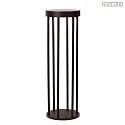 Outdoor LED Pollerleuchte JACKSON Ø 16 x H 50 cm 100°, 2W 2850K dim IP54 CRI>80 inkl. Sensor, schwarz
