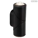 outdoor wall luminaire ERIN up / down, swivelling, rotatable IP65, black 