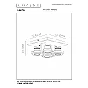 spot LANDA LED 4 flames, square GU10 IP20, chrome matt dimmable