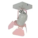 Lucide spot PICTO swivelling, rotatable, tiltable GU10 IP20, grey, pink