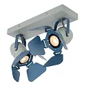 spot PICTO 2 flames GU10 IP20, blue, grey