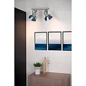 spot PICTO 2 flames GU10 IP20, blue, grey