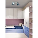 spot PICTO 2 flames GU10 IP20, blue, grey