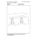 Lucide Deckenstrahler PICTO Kinderzimmer, 2xGU10, rosa