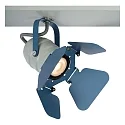 Lucide spot PICTO 3 flames GU10 IP20, blue, grey