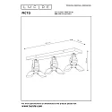 Lucide spot PICTO 3 flames GU10 IP20, blue, grey