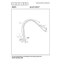 Lucide clamp lamp ZOZY LED square, flexible IP20, black dimmable
