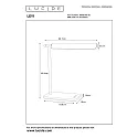 Lucide LED Schreibtischleuchte LEVI, 1x5,5W 6500K, dimmbar, schwarz