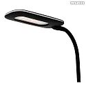 Lucide table lamp PENNY with flex arm IP20, black dimmable
