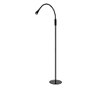 Lucide floor lamp ZOZY LED flexible IP20, black dimmable