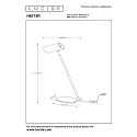 table lamp HESTER round GU10 IP20, anthracite 