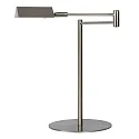 Lucide LED Schreibtischleuchte NUVOLA, Ø 20 cm, 1x9W, 3000K, dimmbar, Chrom matt