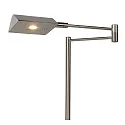 Lucide LED Schreibtischleuchte NUVOLA, Ø 20 cm, 1x9W, 3000K, dimmbar, Chrom matt