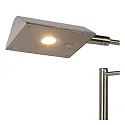 Lucide LED Schreibtischleuchte NUVOLA, Ø 20 cm, 1x9W, 3000K, dimmbar, Chrom matt