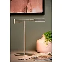 Lucide LED Schreibtischleuchte NUVOLA, Ø 20 cm, 1x9W, 3000K, dimmbar, Chrom matt