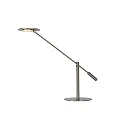 table lamp ANSELMO LED square IP20, chrome matt dimmable
