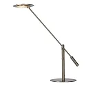 Lucide LED Schreibtischleuchte ANSELMO, 1x9W, 3000K, dimmbar, Chrom matt