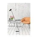 floor lamp HESTER round GU10 IP20, anthracite 