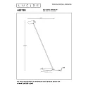 floor lamp HESTER round GU10 IP20, anthracite 