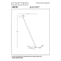 Lucide Stehlleuchte Mit Leselampe HESTER, 1xGU10, weiß