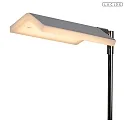 Lucide floor lamp AARON LED IP20, chrome dimmable