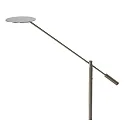 Lucide floor lamp ANSELMO LED round, rotatable IP20, chrome matt dimmable