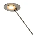 Lucide floor lamp ANSELMO LED round, rotatable IP20, chrome matt dimmable
