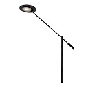 floor lamp ANSELMO LED round, rotatable IP20, chrome matt dimmable