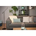 floor lamp ANSELMO LED round, rotatable IP20, chrome matt dimmable