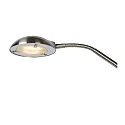 Lucide floor lamp ZENITH LED swivelling IP20, chrome matt dimmable