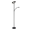 Lucide LED Stehlleuchte Mit Leselampe ZENITH, 3000K, dimmbar, schwarz