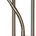 Lucide LED Stehlleuchte Mit Leselampe CHAMPION, 3000K, dimmbar, Chrom matt