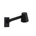 Lucide wall luminaire MIZUKO round, rotatable E14 IP20, black 