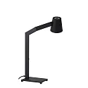 Lucide table lamp MIZUKO round, rotatable E14 IP20, black 