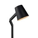 Lucide floor lamp MIZUKO round, rotatable E14 IP20, black 