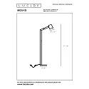 Lucide floor lamp MIZUKO round, rotatable E14 IP20, black 