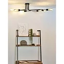 Lucide ceiling luminaire LESTER square E27 IP20, black