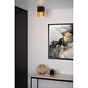 Lucide ceiling luminaire RENATE square E27 IP20, gold matt, brass, black