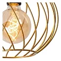 Lucide ceiling luminaire DANZA round E27 IP20, gold matt, brass, black