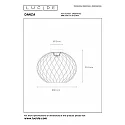 ceiling luminaire DANZA round E27 IP20, gold matt, brass, black
