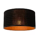 ceiling luminaire TAGALOG round E27 IP20, wood, black