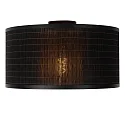Lucide ceiling luminaire TAGALOG round E27 IP20, wood, black