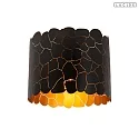 ceiling luminaire ALMELO E27 IP20, brass, black dimmable