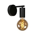 wall luminaire LEANNE square E27 IP20, black