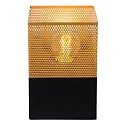 Lucide wall luminaire RENATE square E27 IP20, gold matt, brass, black
