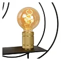 Lucide wall luminaire CIRCLE round E27 IP20, gold matt, brass, black 