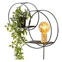 Lucide wall luminaire CIRCLE round E27 IP20, gold matt, brass, black 