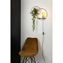 Lucide wall luminaire CIRCLE round E27 IP20, gold matt, brass, black 