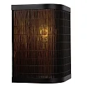 Lucide wall luminaire TAGALOG square E27 IP20, wood, black