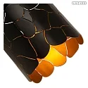 Lucide wall luminaire ALMELO E14 IP20, brass, black dimmable